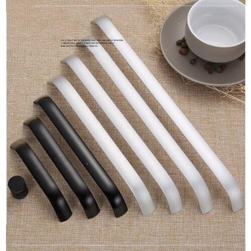 Aluminium Alloy Black Cabinet Knobs Kitchen Cabinet Handles Drawer Knobs Pulls Black Furniture Handle Cabinet Hardware