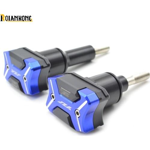 With "YZF "logo Motorbike Frame Slider Motorcycle Frame Crash Pads Engine Case Sliders Protector For Yamaha YZF1000 R1 2015 2016