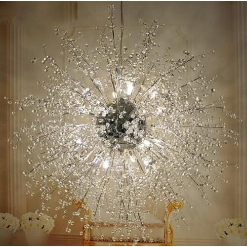 Modern minimalist dandelion chandelier living room bedroom clothing store stars chandeliers restaurant cafe LED lights led lamps