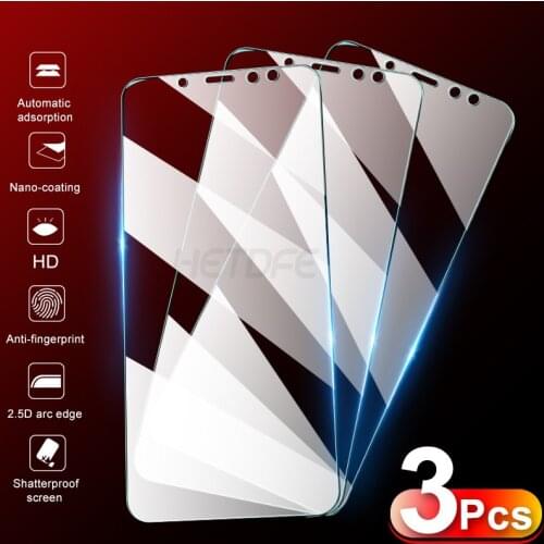 3PCS Tempered Glass for Samsung Galaxy A3 A5 A6 A7 A8 A9 J2 J3 J4 J5 J6 J7 J8 2017 2018 Screen Protector J2 J4 J7 Core S7 Glass