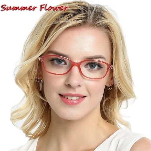 Chashma Lady Cute Glasses Pink Eyewear Students Acetate Eye Glasses Frame Purple Glasses Prescription Frames for Girls