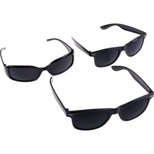 1pcs Unisex Vision Care Pin Hole Eyeglasses Eye Exercise Eyesight Improve Plastic Natural Healing Cheap 3Styles