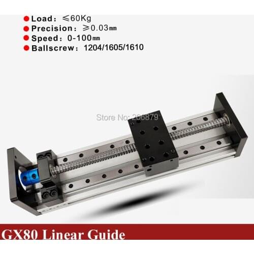 Free Shipped 1000mm Effective Stroke Travel CNC Linear Guide Stage Rail Motion Slide Table 16mm Ballscrew Module 3D Printer XYZ
