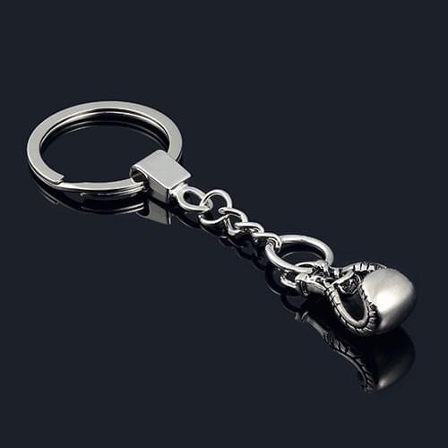 Zinc Alloy Boxing Glove Pattern Pendant Keychain Keyring Car Key Chain Key Ring Boxing glove keychain
