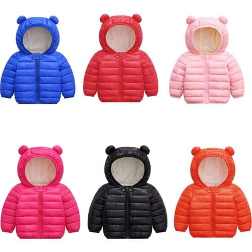 2021 New Winter Warm Cashmere Parkas Kids Jackets For Girls Boys Thick Childrens Coat Baby Outerwear Infant Overcoat Fashion