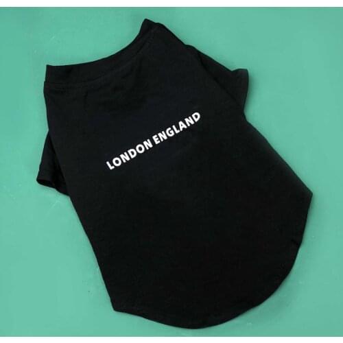 Summer Dog Tshirt for Small Medium Dogs Cool Cotton Schnauzer Clothing Shih Tzu Clothes Dogs Pets Costume PDC001