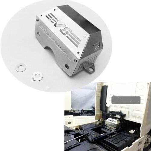 1/14 Rc Trucks Tamiya MAN TGX Transmission Gearbox Metal Guard Cover For Radio Control Toys Tractor Trailer 16.540 26 56325 329