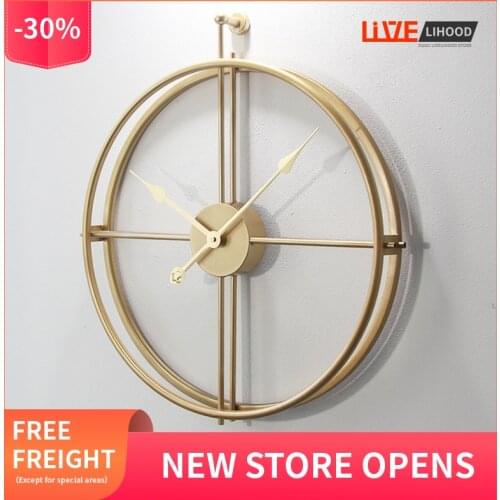 European Style Wall Clock Living Room Personality Creative Fashion Modern Minimalist Clock Artist Bedroom Wall Watch