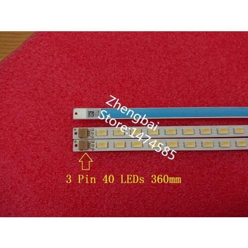 New 2 Pieces/lot T315HW07 32" LED strip SLED 2011cb320 REV 1.0 40 LEDs 360mm*6mm 109-321-17
