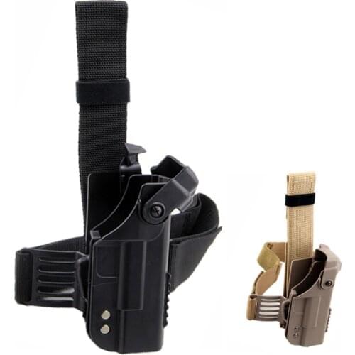New Glock 17 22 Gun Leg Holster Right Hand Tactical Gun Case Glock Accessories Double Protection Gun Holster