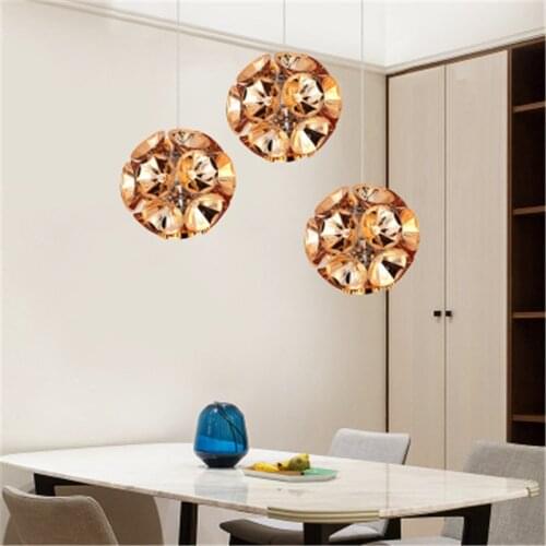 Nordic Personality Restaurant Pendant Light Art Fireworks Ball Starry Living Room Hotel Room Suspension Light Fixtures