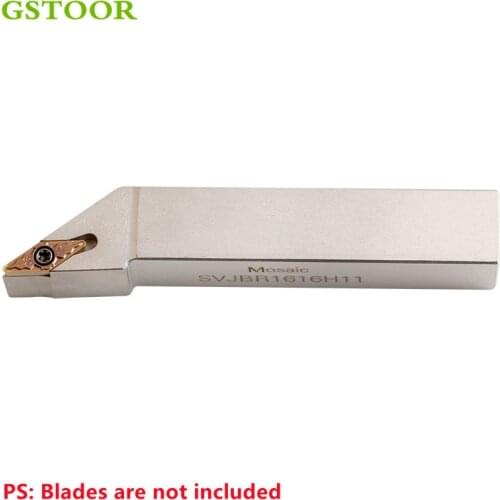 1PC SVJBR1616H11 Spring Steel External Turning Tools Holder CNC Lathe Cutter Cutting Carbide Inserts