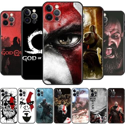 Silicone Case For Apple iPhone 12 11 Pro Max XR SE 2020 7 8 Plus X Xs 6 6S 5 5S Soft Phone Cover Fundas God Of War Housing Shell