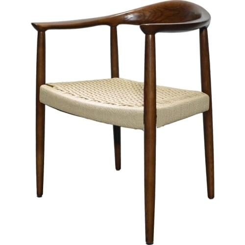 Nordic Pure Solid Wood Dining Chair Fraxinus Kennedy President Chair Log Leisure Chair Home Study Chair