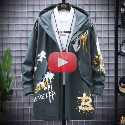 Мужские тренчи с капюшоном SLLINK China At AliExpress