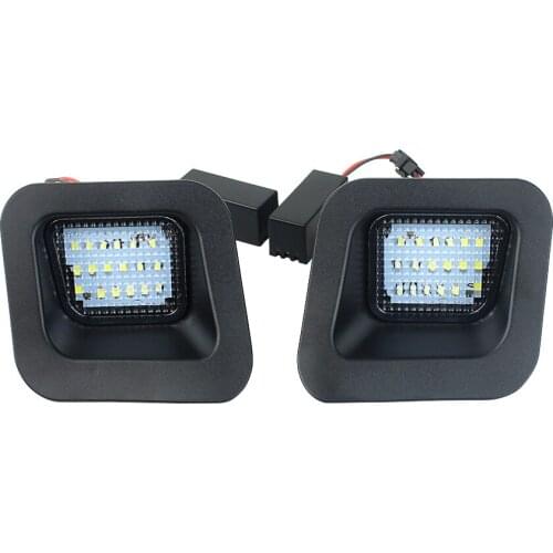 LED Rear License Plate Lights Plate Lights For Dodge Ram 1500 2500 3500 2002-2018