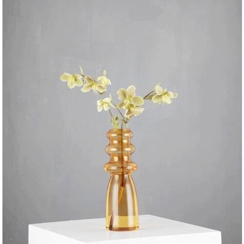 Flower vase home decoration Nordic decorative vases glass table vase for wedding decoration Plant Container