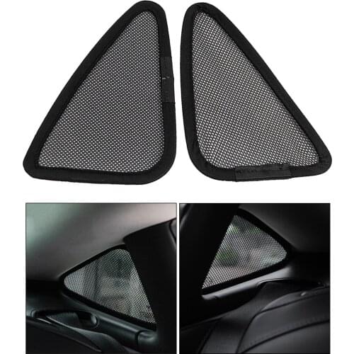 2Pcs Car Sunshade Cover Triangular Net for Tesla Model 3, Easy Install