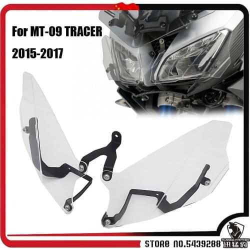 Motorcycle Accessories Grille Headlight Protector Guard Lense Cover For YAMAHA MT-09 TRACER 2015 2016 2017 MT09 MT 09 Tracer