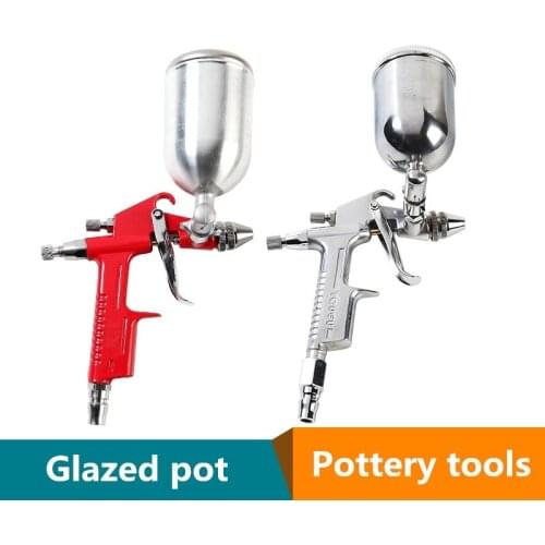 Stainless steel glaze spraying can, pneumatic spray gun K3/F2, blowing glaze and coloring ceramic crafts, making pottery tools