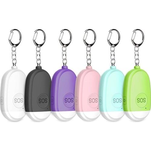 Self Defense Alarm Keychain 130dB for Kid Girl Elderly Personal Safety Scream Loud Emergency Security Protect Alert Rechargeable