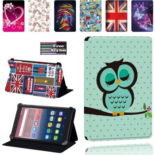 Funda for Alcatel OneTouch Pixi 3 7" 8" 10" /Pixi 4 7" Stand Case Leather Flip Cover Tablet Case