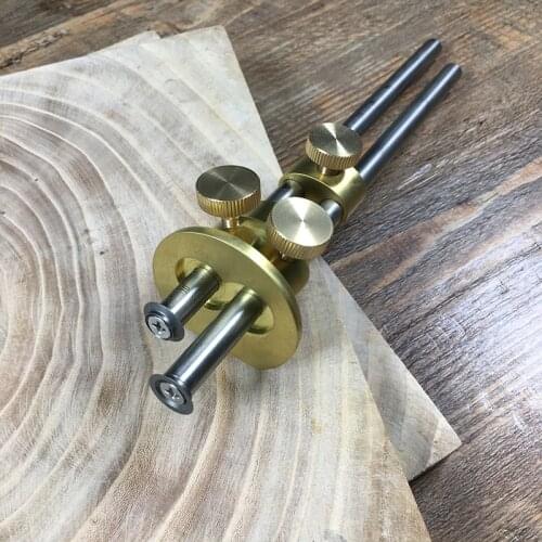 LUBAN woodworking double-bar marking ruler Metric and Imperial