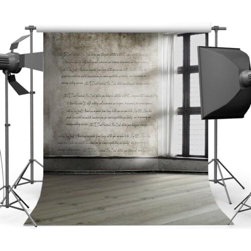 Mehofoto Old Master Wood Floor Photography Background Vintage Wall Backdrops for Children Backgounds Studio CM-1665