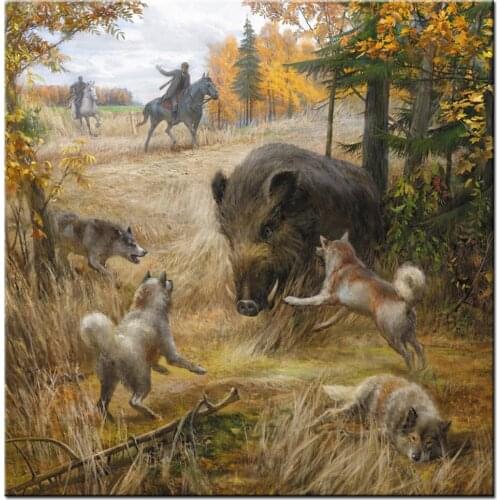 Top sale Diamond Painting New wild boar 3D Diamond Embroidery forest wild animals Full Square Round Drill Cross Stitch Home art