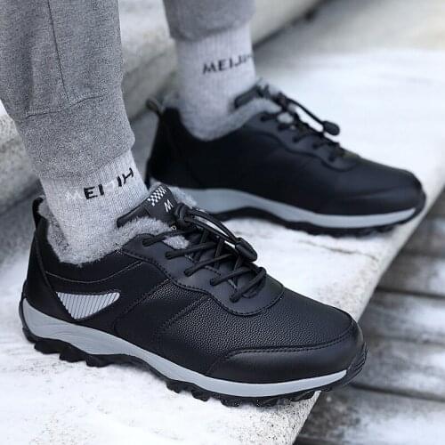 HULINGMEI Men's Waterproof Sneakers