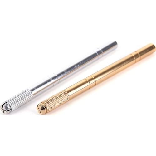 Hot Selling New Microblading Pen Tattoo Machine Permanent Stainless Steel Makeup Eyebrow Tattoo Manual Pen