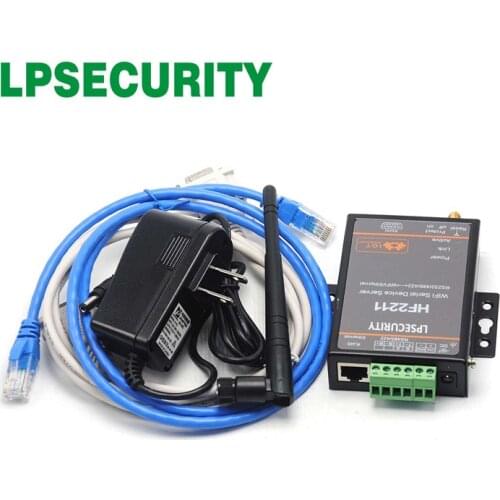 LPSECURITY HF2211 serial port RJ45 RS232 485 422 Serial to Ethernet /Wi-Fi Conversion server