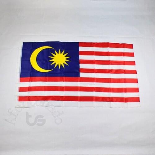 Malaysia malayan 90*150cm flag Banner 3x5 Foot National flag for meet,Parade,party.Hanging,decoration