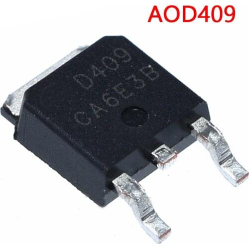 1pcs AOD409 D409 TO-252 SOT252 MOSFET P26A/60V