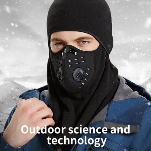 Men Women Winter Windproof Hiking Caps Warm Thermal Fleece Balaclava Face Beanies Ski Bike Motorcycle Neck Warmer Helmet Hat