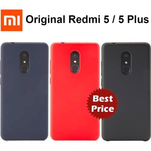 Original Xiaomi Redmi 5 / 5 Plus Case Official Xiaomi Protective Phone Cover Couqe Hard PC Full Fundas For Redmi5 / 5Plus Case