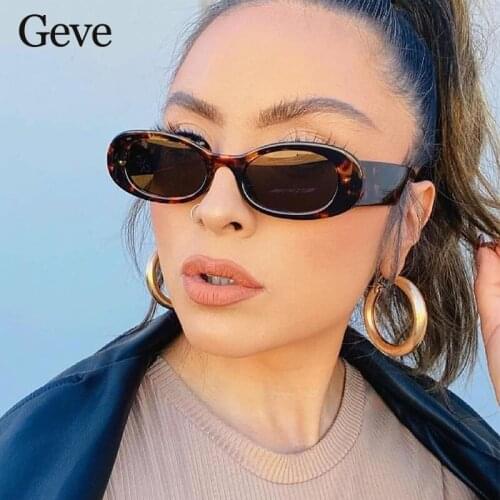 Trendy Retro Oval Sunglasses Women New Fashion Unisex Small Frame Shades Eyewear UV400 Vintage Travel Sun Glasses oculos de sol