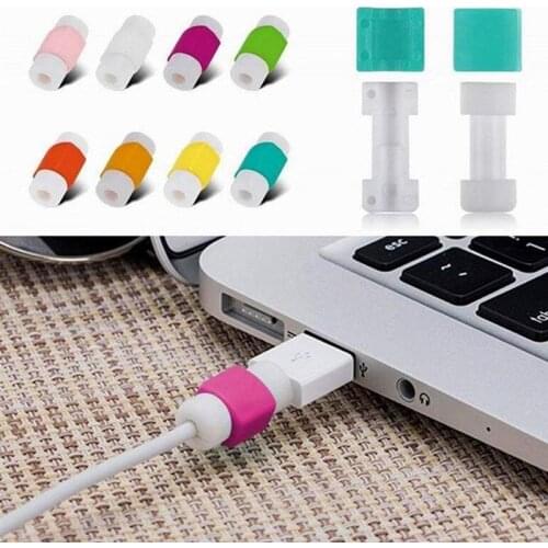 USB Cable Protector Earphone Wire Cord Protection Cover Data Charger line Protective Sleeve For iphone 11 12 XR XS Max Pro