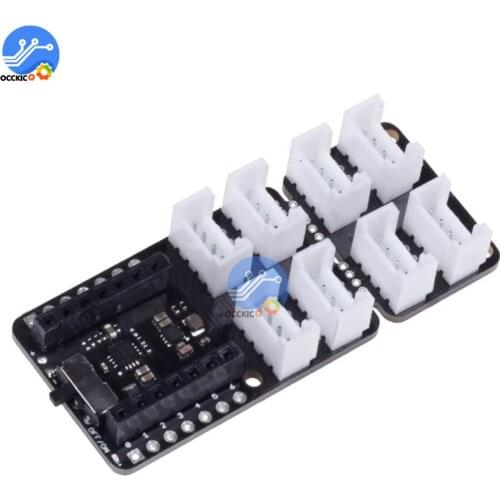 Grove Shield for Seeeduino XIAO with embedded battery management chip Car lithium battery charging Grove expansion board Module