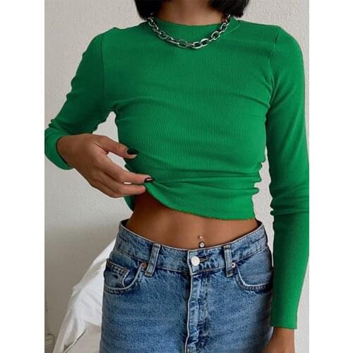 WENKOUBAN Women's Knitted T-shirts