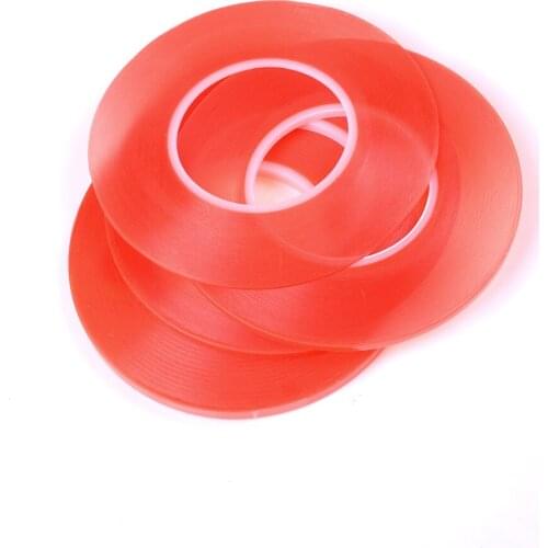 1Roll 50M 2-8mm Double Sided Adhesive Tape High Strength Acrylic Gel Transparent No Traces Sticker For Car Auto Mobile Phone