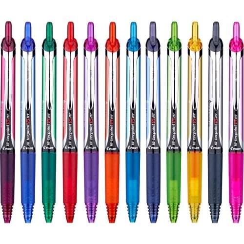 1pc PILOT BXRT-V5 Gel Pen 0.5mm Needle Type Penpiont Liquid-Ink 12 Colors Smooth Impervious Student Stationery