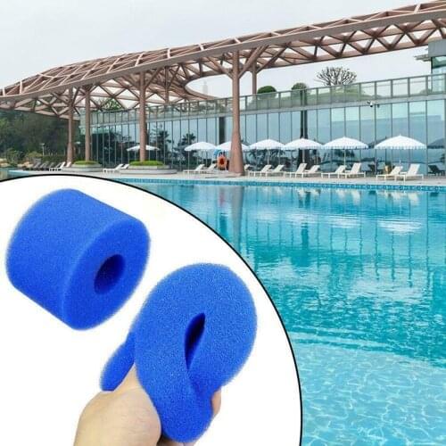 6Pcs for Intex Pure Spa Reusable Washable Foam Hot Tub Filter Cartridge S1 Type