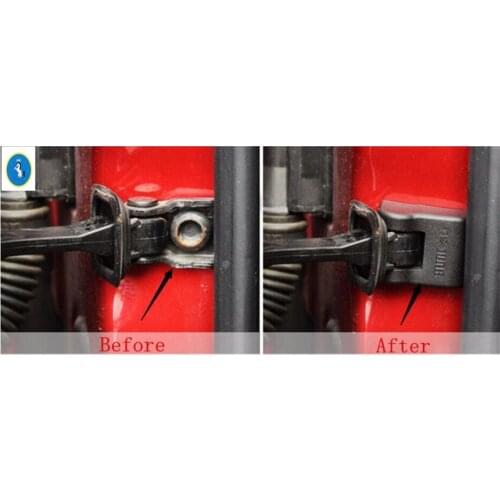 Accessories For Audi A3 A4 A6 2014 - 2021 Inner Car Door Stop Rust Waterproof Plastic Protective Cover Kit 4 Piece / Set