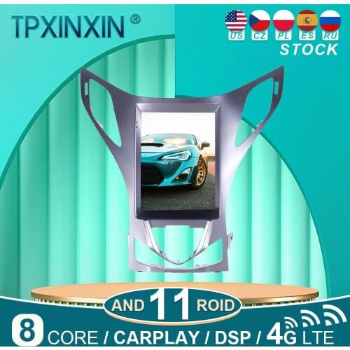 For Hyundai Azera 2011 2012 Android 11 Car Stereo Radio with Screen Tesla Radio Player GPS Navigation Head Unit