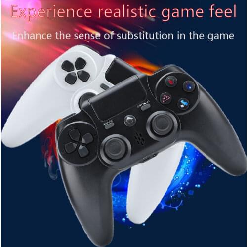 Wireless Controller Dual Vibration Game Joystick Controller for PS4,Compatible with PS4 Console