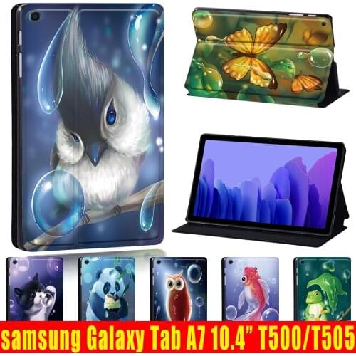Tablet Case for Samsung Galaxy Tab A7 10.4 Inch 2020 T500/T505 Scratch-Resistant Protective Case + Free Stylus