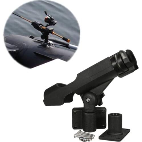Fishing Boat Rods Holder 360 Degree Rotation Adjustable Gasket Kayak Canoe Fixer Mount High Quality and Brand New
