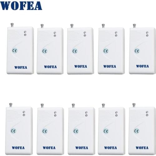 Wofea wireless vibration sensor shock detector 10pcs/lot free shipping 433mhz