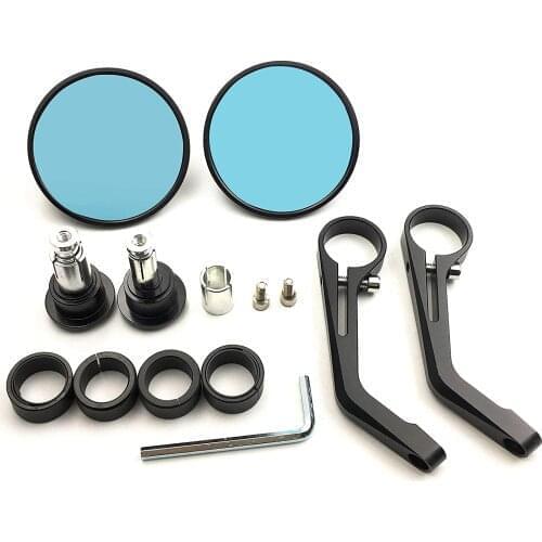 For Honda CB650R CB650F For Yamaha MT07 MT-07 Motorcycle CNC Bar End Handlebar Rear View Rearview Mirror Aluminum Accessories